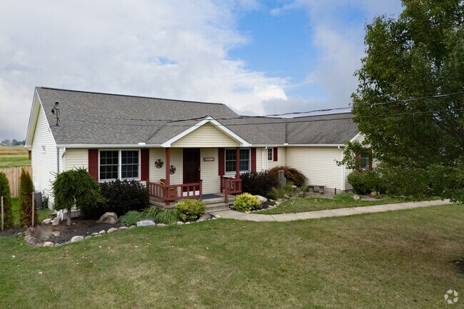 Manicured lawns and shrubbery are still seen on the smaller properties in Cambria.