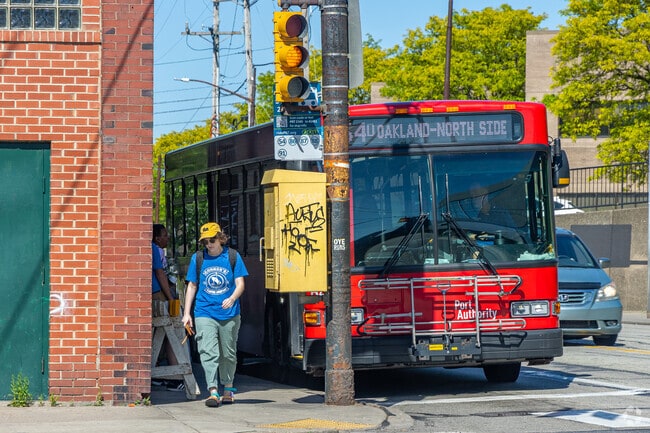 Public transit runs throughout Troy Hill and is easily accessable.