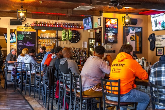 The Brick Pub and Grill is a great place for River Hills residents to meet for a drink or meal.