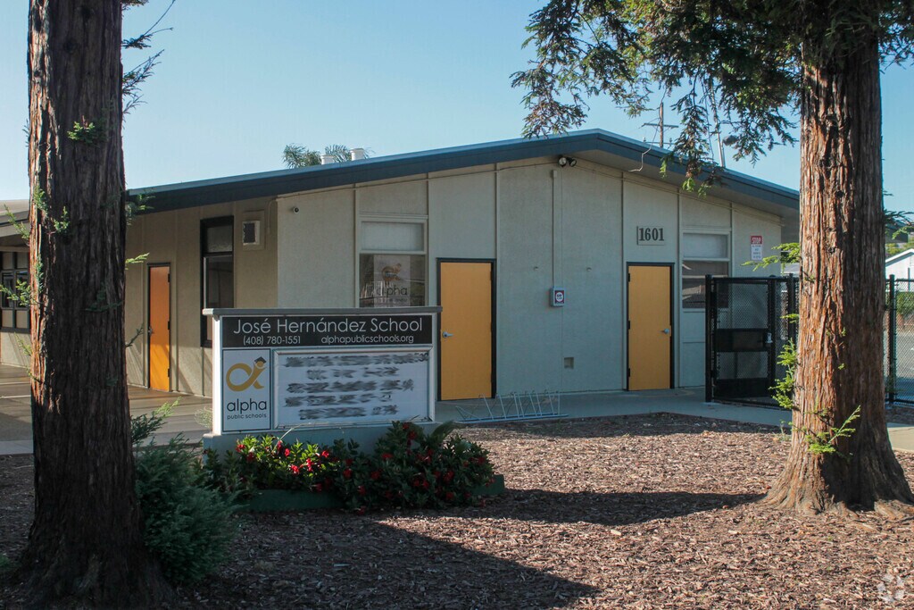 Alpha: Joses Hernandez Middle School is in the Overfelt neighborhood of San Jose.
