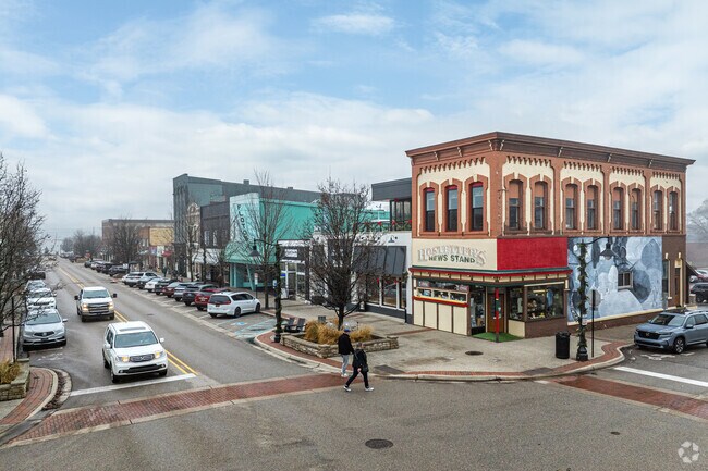 Downtown Grand Haven is the heart of the community, with colorful and historic storefronts.