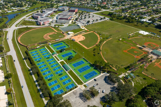 Context shot of Treasure Coast High School.