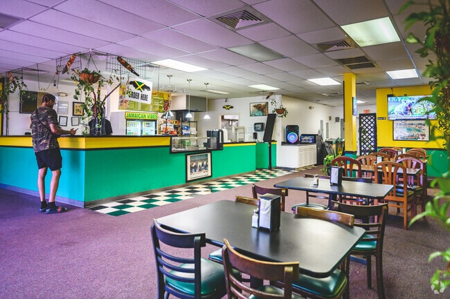 Jamaican Vibes serves authentic Jamaican cuisine near the Airmont neighborhood..