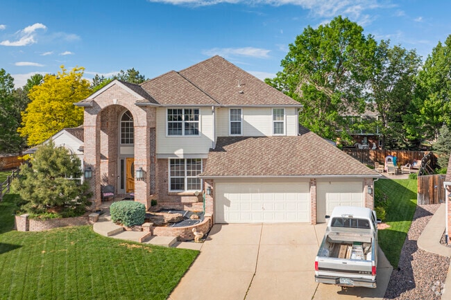 Governor's Ranch, has grand entrances on its contemporary homes.