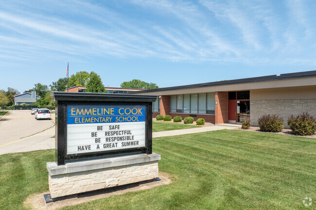 Your kids will enjoy learning in the inspiring atmosphere of Emmeline Cook Elementary School.