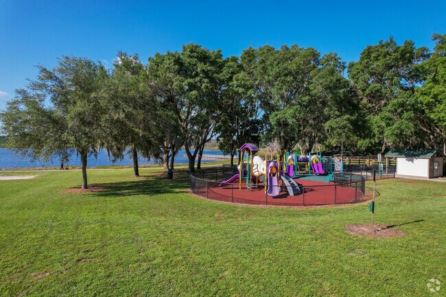 Prairie Lake Park in Ocoee has several trails and walking paths and a volleyball court