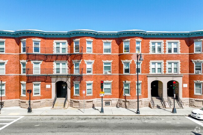 You can find historic brownstone home styles available in the Bowdoin North-Mount Bowdoin.