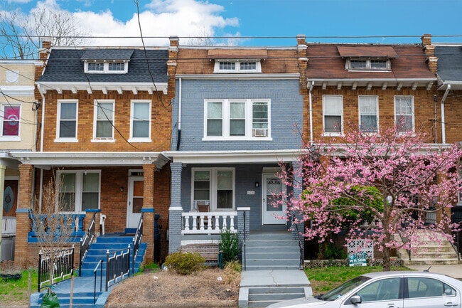 Two-story row homes make up much of the Petworth neighborhood.