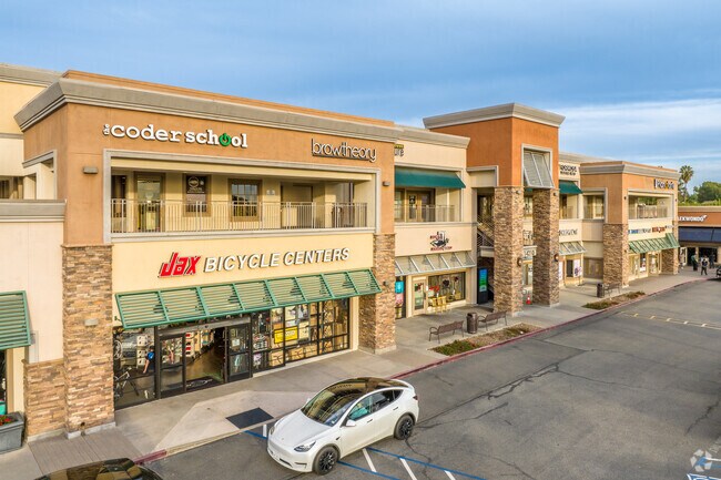 Walnut features local shops and dining options throughout the community.