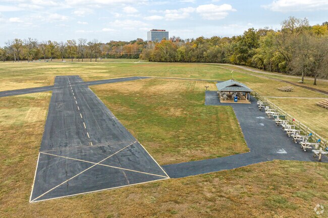 Landing strip for model airplanes is available at Buder North Park.