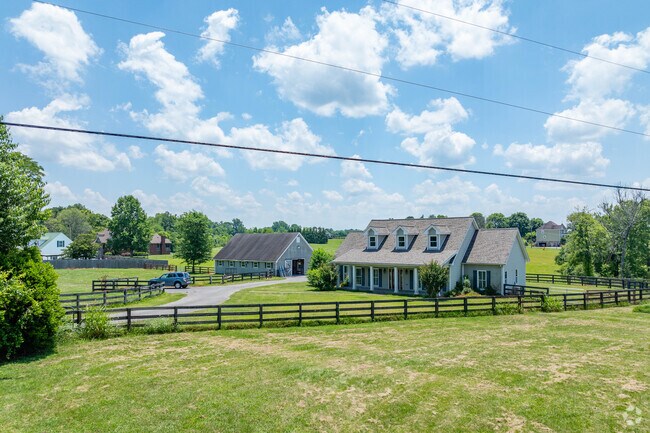Countryside homes in Bethesda are set back from the street for added privacy.