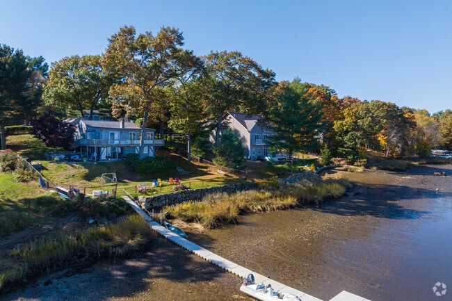 Have a home with a dock in the Assonet lake where you can enjoy many water sports.