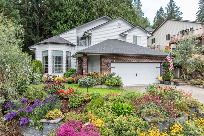 Longview Heights contains many new traditional style homes.