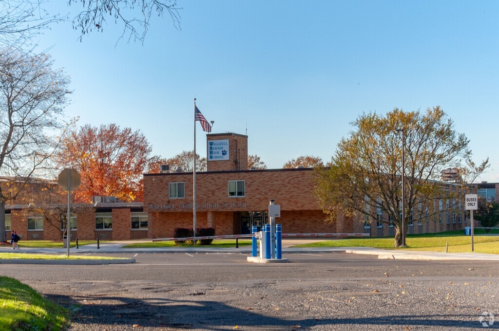 Wallkill Senior High School serves students in the Newburgh community.