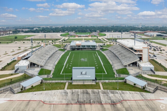 Experience sports events at Katy's Legacy Stadium.