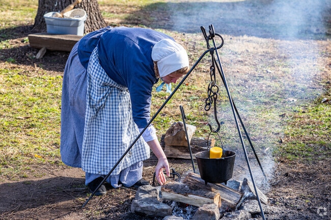 Candlemaking demos bring history to life at Historic Bethabara Park.