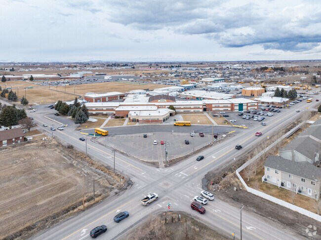 The school districts in Ammon are split with Idaho Falls.
