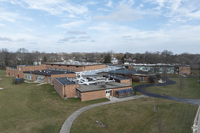 Alan B Shepard Middle School has plenty of open space and park access.