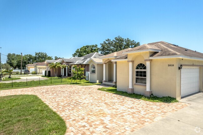 Home values in Palm River-Clair Mel are much lower than the Tampa Bay average of $450,000, with many averaging in the $350,000 range.