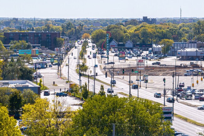 Lake Street is a major road connecting North River residents to downtown and I-88 in Aurora, IL.