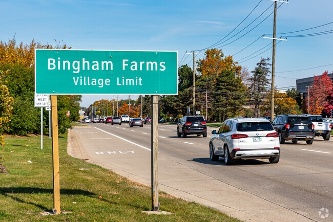 Welcome to Bingham Farms.