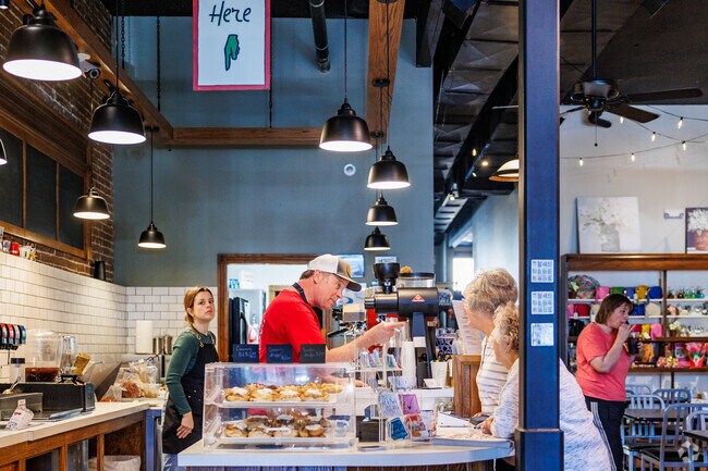 Great Dave's Coffee Company serves up fresh coffee and sandwiches to the lunch crowd in Monett.