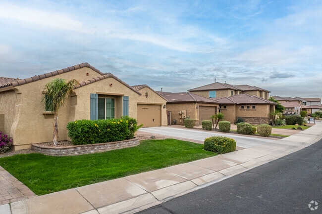 There are many Spanish-style homes in Mesquite.