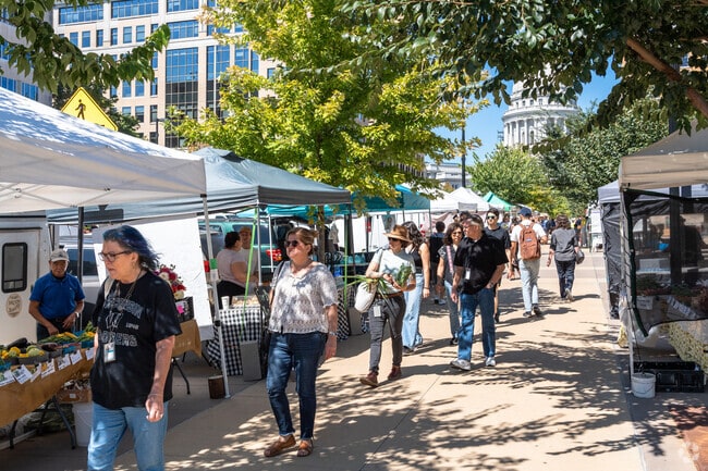 Go shopping on your lunch break at the Dane County Farmers' Market in Downtown Madison.
