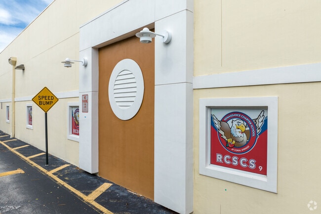 The Renaissance Charter school provides a secure learning environment.