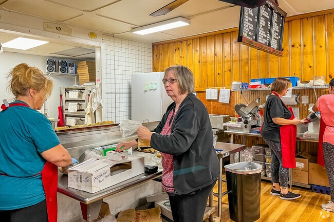 Stop by Nichol's Market in Freedom to satisfy hunger cravings.