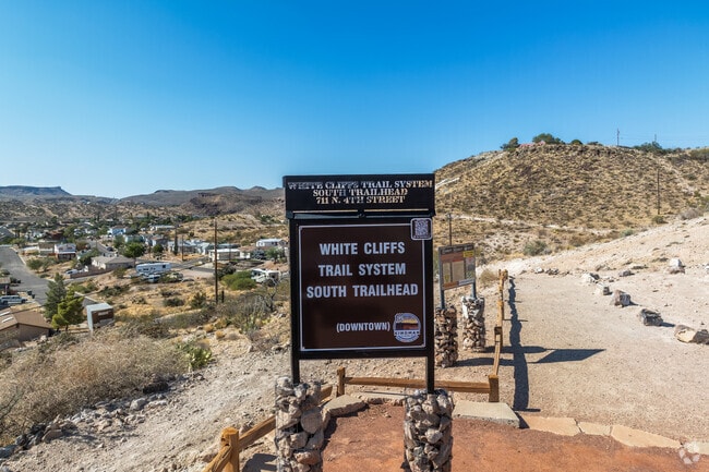 Hikers love the 8.7 miles of scenic views on the White Cliffs Trail System in Kingman.