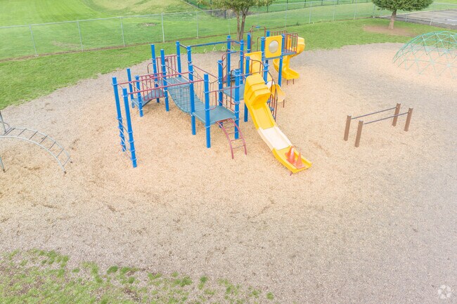 Laurel Elementary School in Junction City has a small play area for the kids.