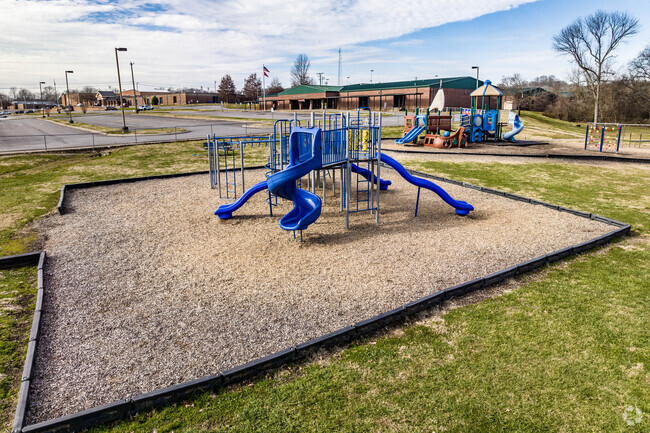 Beech Elementary School has a large playground