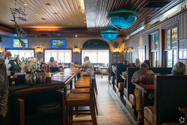 The Atlanta Fish Market is a favorite restaurant amongst locals in Garden Hills.