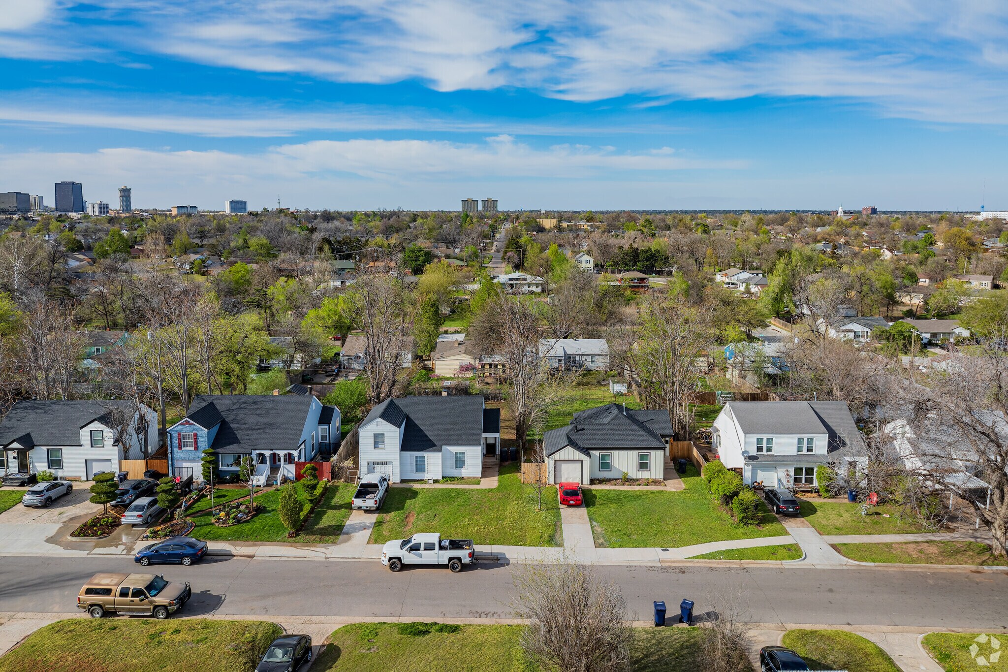 Large yards, trees, and wide roads enhance the beauty of Community 2000.
