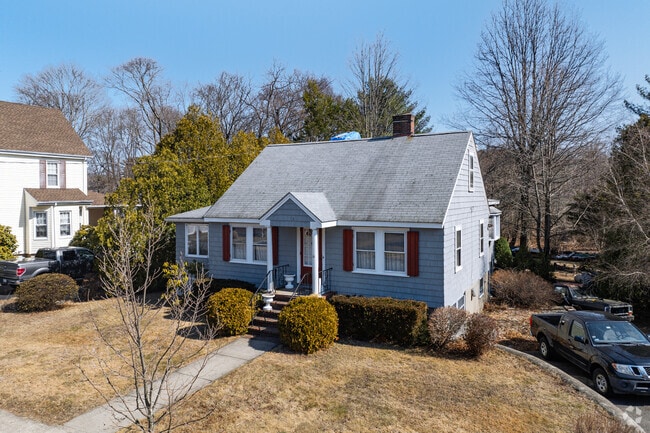Smaller Cape Cod homes with lovely front yards are very common houses in Greenwood.