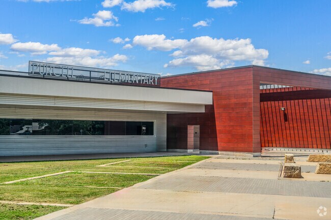 Purcell Elementary School serves over 600 students.