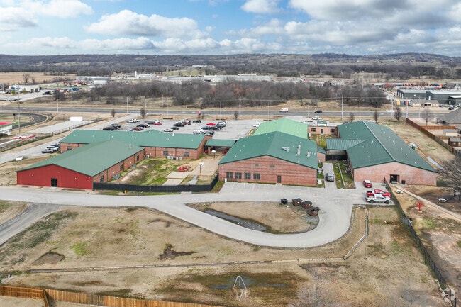 Kiefer Elementary School has plenty of playground space for kids to run and play at recess.
