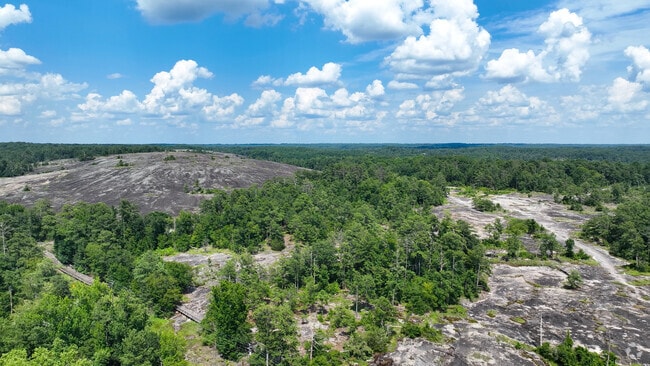 The terrain of Lithonia's Arabia Mountain National Heritage Area is of distinctive granite.
