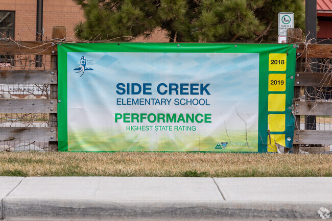 Side Creek Elementary School received high performance ratings in 2018 and 2019.