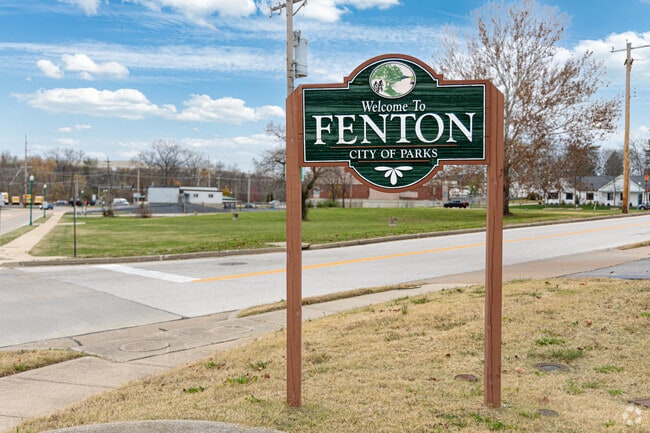An official Fenton City sign can be found near old town Fenton.