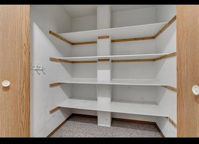 Hall closet upstairs hallway