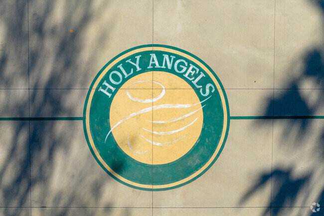 Holy Angels Elementary School logo.