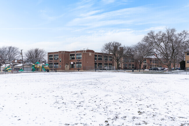 John Mills Elementary School has a great park and play space adjacent to the school.