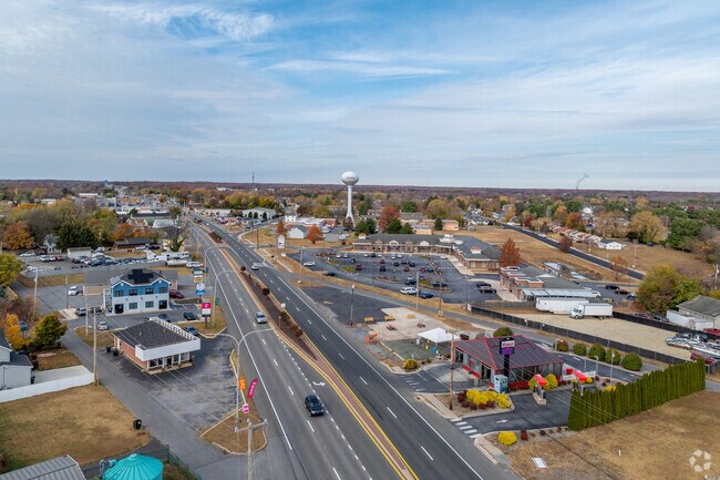 Route 13 in Smyrna is home to most local businesses and dining options.