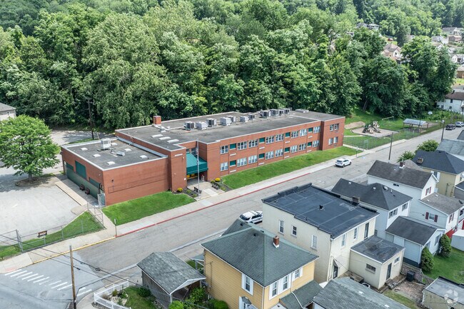 Brooke Intermediate School North is near residential housing.