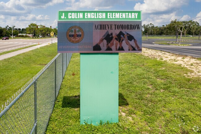 J. Colin English Elementary School in North Fort Myers has new playgrounds for kids to play.