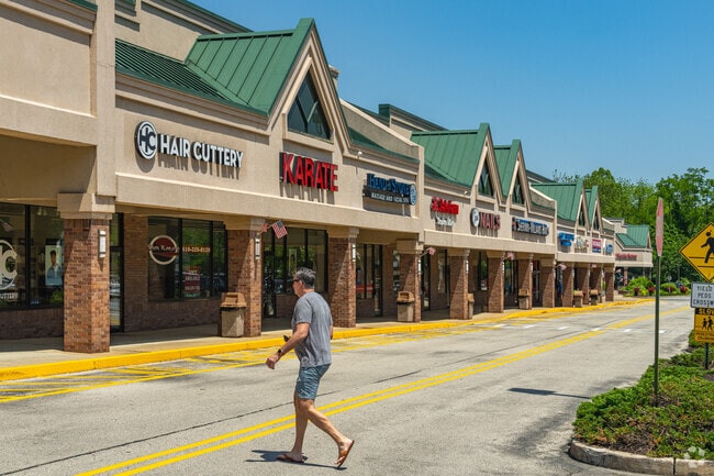 Edgmont Square Shopping Center is one of several large retail centers in Newtown Square.