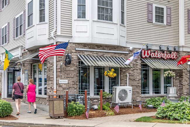 Waterfall Bar & Grille is a great dining option in Canton with both interior and patio seating.