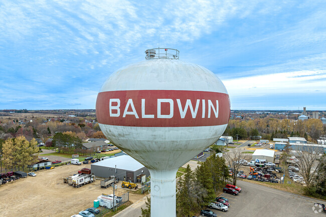 Baldwin is located off exit 19 along I-94 in western Wisconsin.